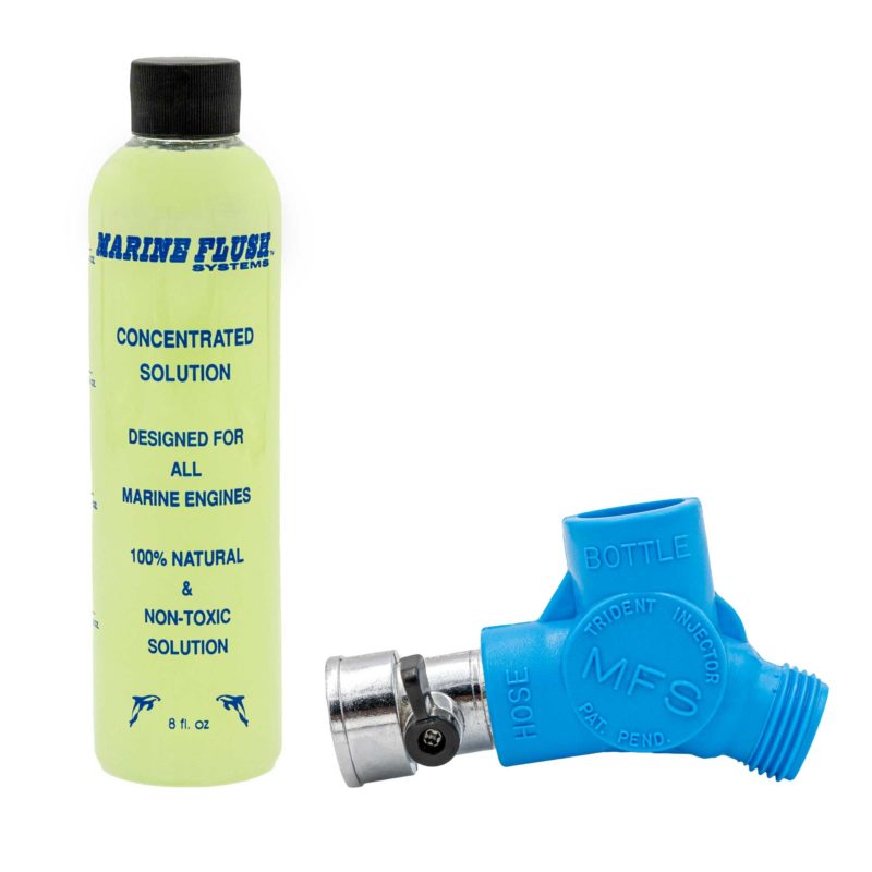 Marine Flush Systems Bottle and Trident Injector